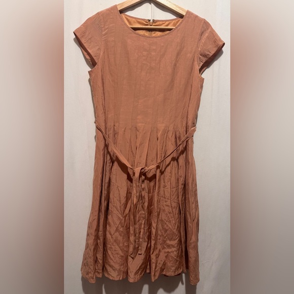 ANAYI Elegant Peach Dress - Picture 1 of 12